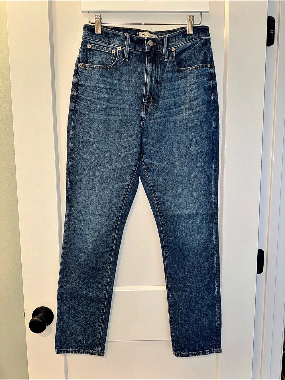 Madewell The High-Rise Slim Boyjean Blue Waist 27